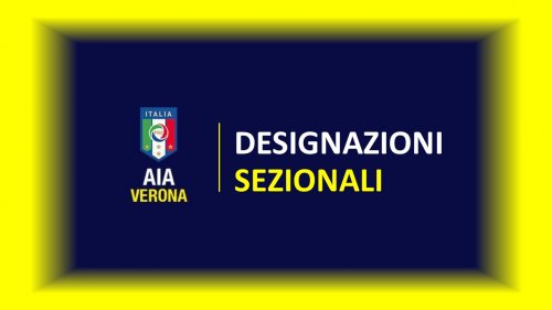 Designazioni Sezionali Primo Turno Coppa Veneto