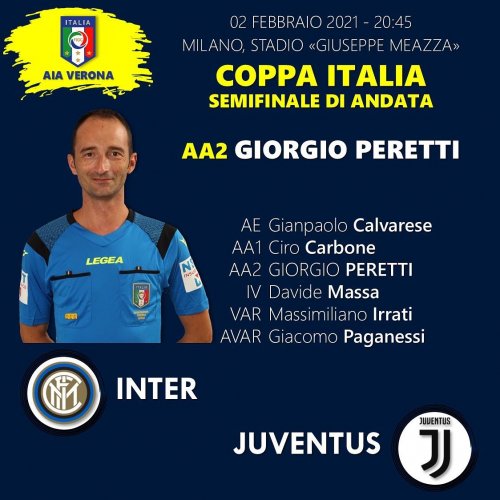 Semifinale di Coppa Italia per Giorgio Peretti