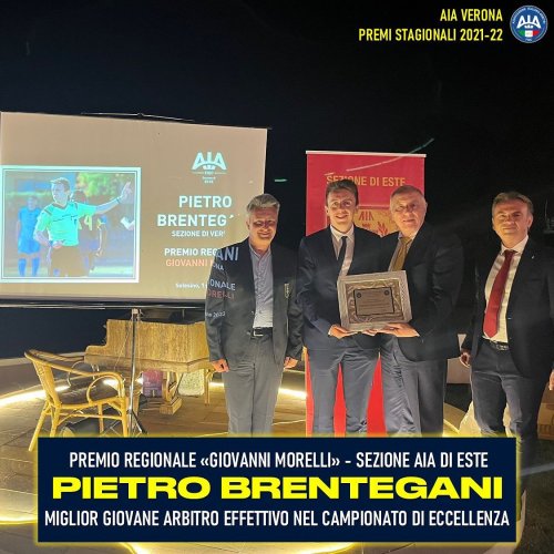 Premio Morelli a Pietro Brentegani