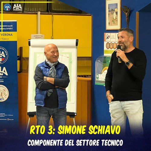 Simone Schiavo ospite della 3a RTO